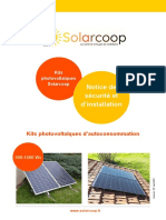 Notice Securite Installation Utilisation Panneaux Solaires Photovoltaique Solarcoop