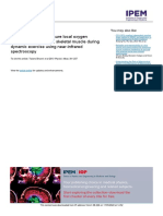 A New Method To Measure Local Oxygen Consumption in Human Skeletal Muscle During Dynamic Exercise Using Nirs