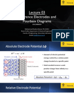 Lec03 - Reference Electrodes and Pourbaix Diagrams