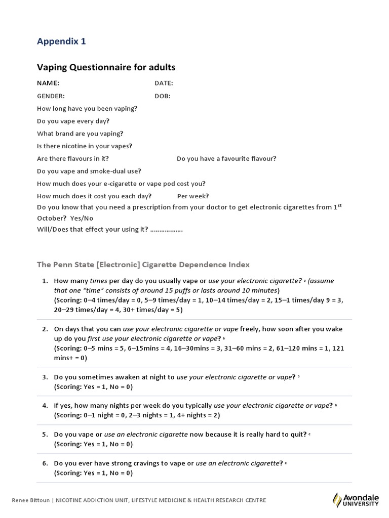 penn state electronic cigarette dependence index Development and initial validation of a new self-report measure to assess perceived on tobacco and nicotine products E-cigarettes: Facts, stats and regulations