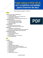 Checklist - Programa de Matérias - PAS UFLA 1.docx