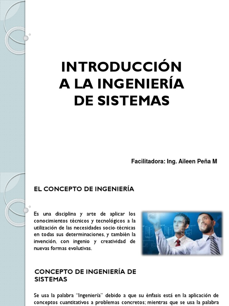 Introducción A La Ingenieria de Sistemas PDF Informática Ingeniería