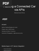 Hacking A Connected Car Via APIs