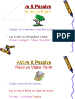 Active-Passive Forms - Week 3