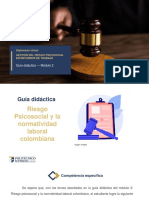 Guía Didáctica 2 Riesgo Psicosocial y Normatividad Laboral Colombiana