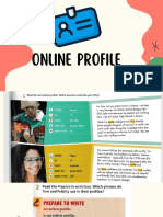 Online Profile in English