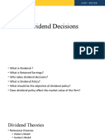 Module-4 Dividend Decision Theories