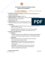 GUIA No. 6 ELABORACIÓN DE OPERACIONES PASIVAS EN EL SISTEMA FINANCIERO COLOMBIANO