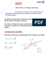 1 - Relatividad Cinemática