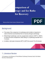 Comparison of Cryotherapy and Ice Baths For Recovery 1