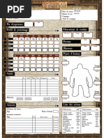 Fiche personnage nain