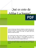 Presentacion Afilar La Sierra
