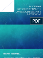 Discursos Conversacionales y Cortesía, Implícitos e Inferencias