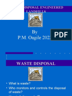 CCB 535 - Lecture 4 - Waste Disposal - Engineered Landfill - 2022