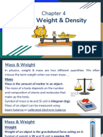 4.mass, Weight & Density