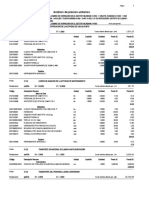 Análisis de precios unitarios para mantenimiento de caminos