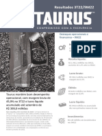 Press Release Do Resultado Da Taurus Armas Do 3T22