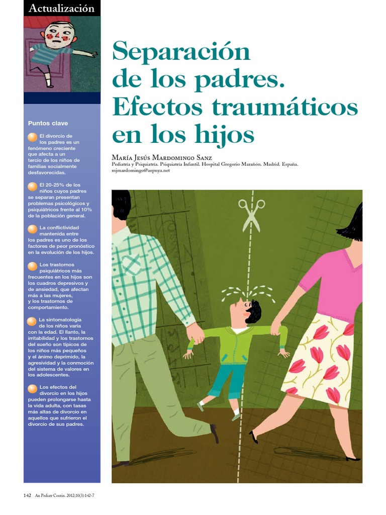 Efectos del divorcio en los hijos | PDF | Depresión (estado de ánimo ...