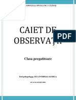 Caiet de Observatii Psihopedagogice