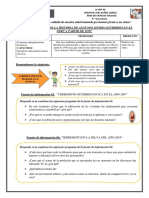 Ficha 03 Conocemos La Historia de Algunos Sismos