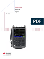 N9912A Fieldfox RF Handheld Analyzer: Keysight Technologies