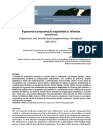 Ergonomia e Programação Arquitetônica - Reflexões Conceituais (Leite e Silva, 2020)