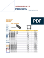 Peso de Tubos Extructural