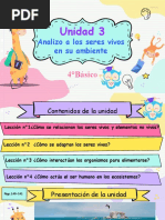 Unidad 3 Seres Vivos.