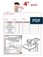 Examen 1er Trimestre - 4to Grado