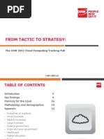 CDW Cloud Tracking Poll Report 0511