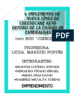 Postres Keto Esmeraldas: Análisis factibilidad negocio postres bajos calorías