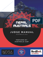 Nepal Australs 2021 (Official) Judge Manual