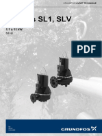 Pompe Submersible Relevage Eaux Usées Vannes Chargées Roue Vortex GRUNDFOS Sl1-Slv