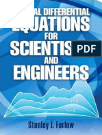 Partial Differential Equations For Scientists and Engineers by Stanley J.farlow