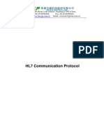 HL7 Communication Protocol 合