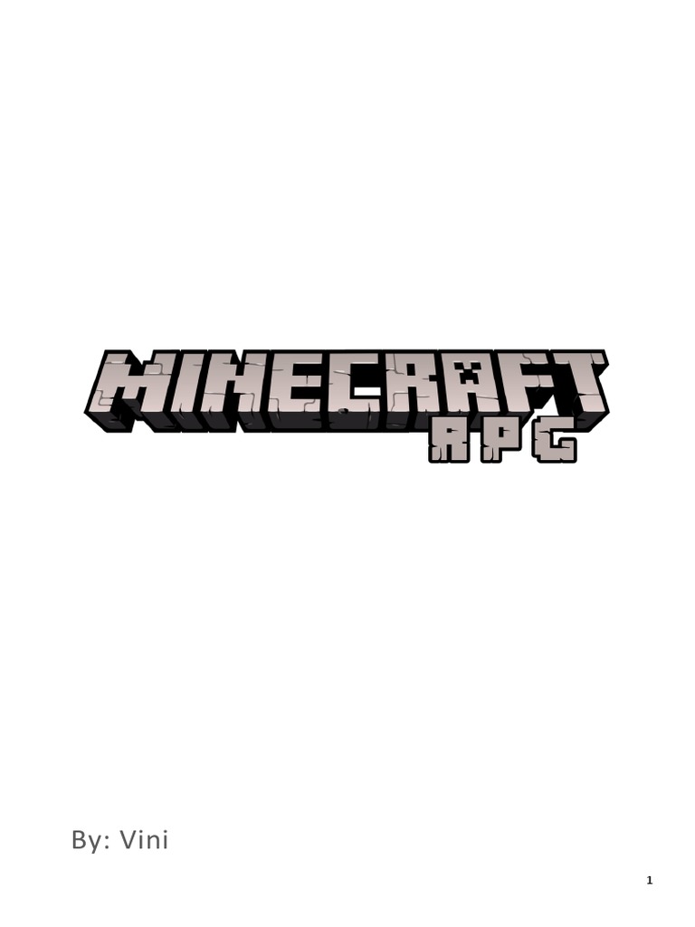 RPG de Mesa no Mundo Minecraft | PDF | Jogos de RPG | Espada
