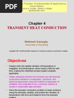 Transient Heat Conduction: Heat and Mass Transfer: Fundamentals & Applications