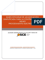 Bases estándar de adjudicación simplificada para la contratación de materiales eléctricos diversos