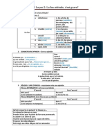 Dossier 3 - Leçon 2 - À Imprimer