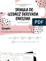 Fórmula de Leibniz de La Derivada Enésima