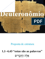 Análise da estrutura e temas do livro deuteronômico