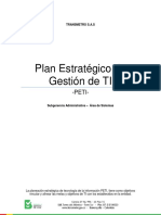 Plan estratégico de TI 2019-2023 Transmetro