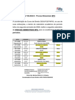 Edital #08 2022.2 Provas Bimestrais NP2