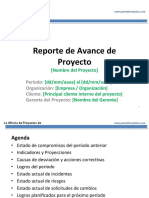 PMOInformatica Plantilla Reporte de Avance de Proyecto