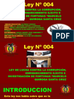 Presentación La Ley 004.