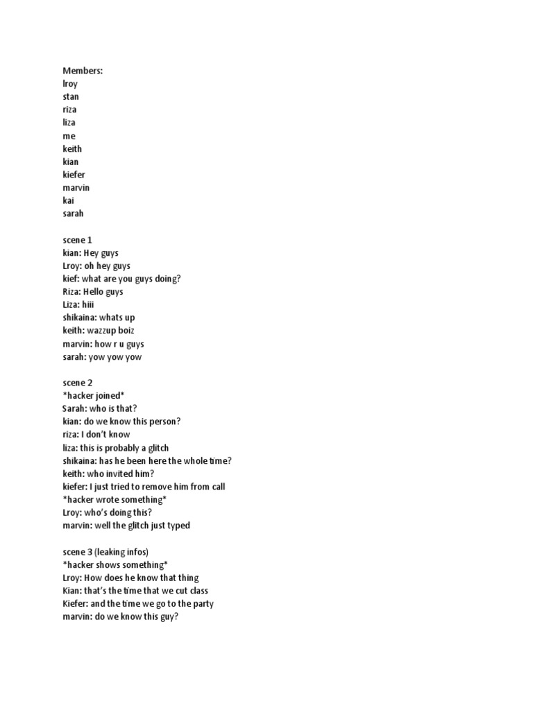 MIL Script | PDF
