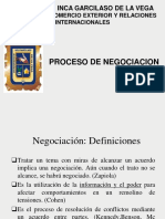 Proceso de negociacion