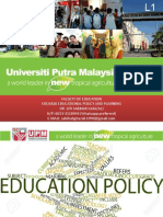 Educational Policy and Planning in Malaysia