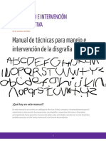 Manual de Técnicas para Manejo e Intervención de La Disgrafía - Emilia Moreno