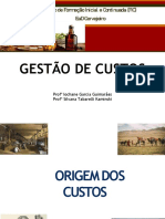 AULA 1 - Conceitos e Classificação de Custos